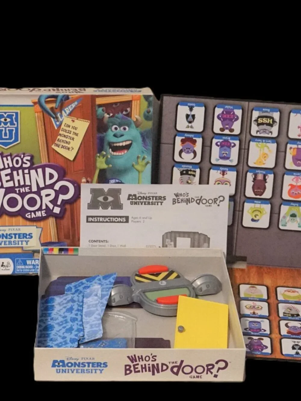 Disney Pixar Who’s Behind the Door? Game Monsters Inc. Spin Master Family Friend